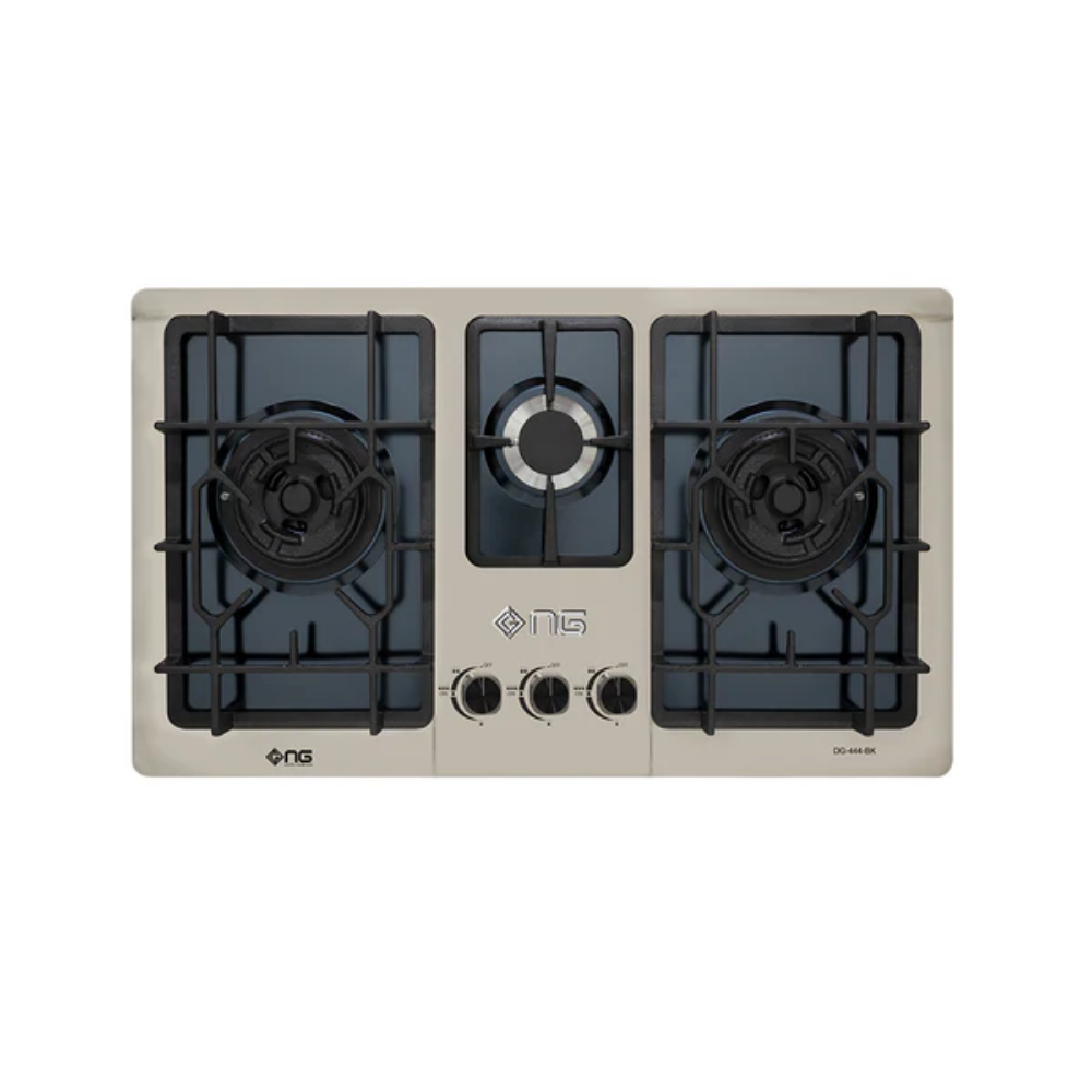 Nasgas DG-444 BK 3 Burner | Built-In Gas Hob