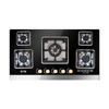 Nasgas DG-GN 5 5 Burner Tempered Glass | Built-In Hob