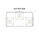 kitchen hob  DG-227GT3 Burners