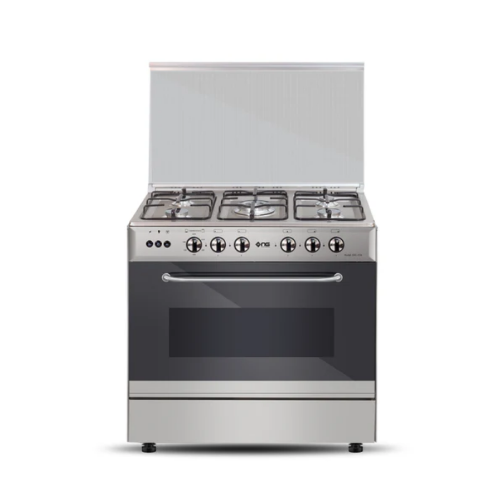 Nasgas NG-534 Gas Range 5 Burner Double Door Oven