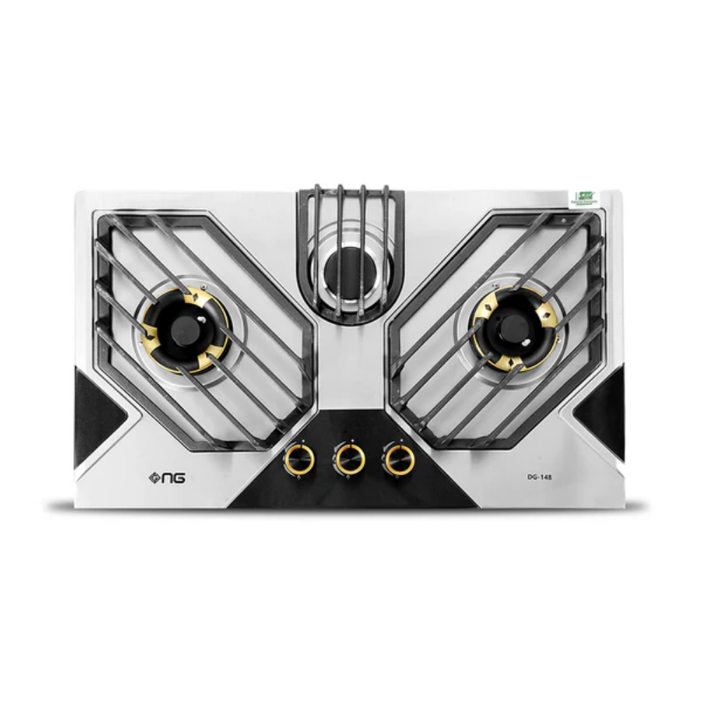 Nasgas DG-148-BK 3 Burner Glass