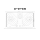 Nasgas DG-148-BK 3 Burner Glass