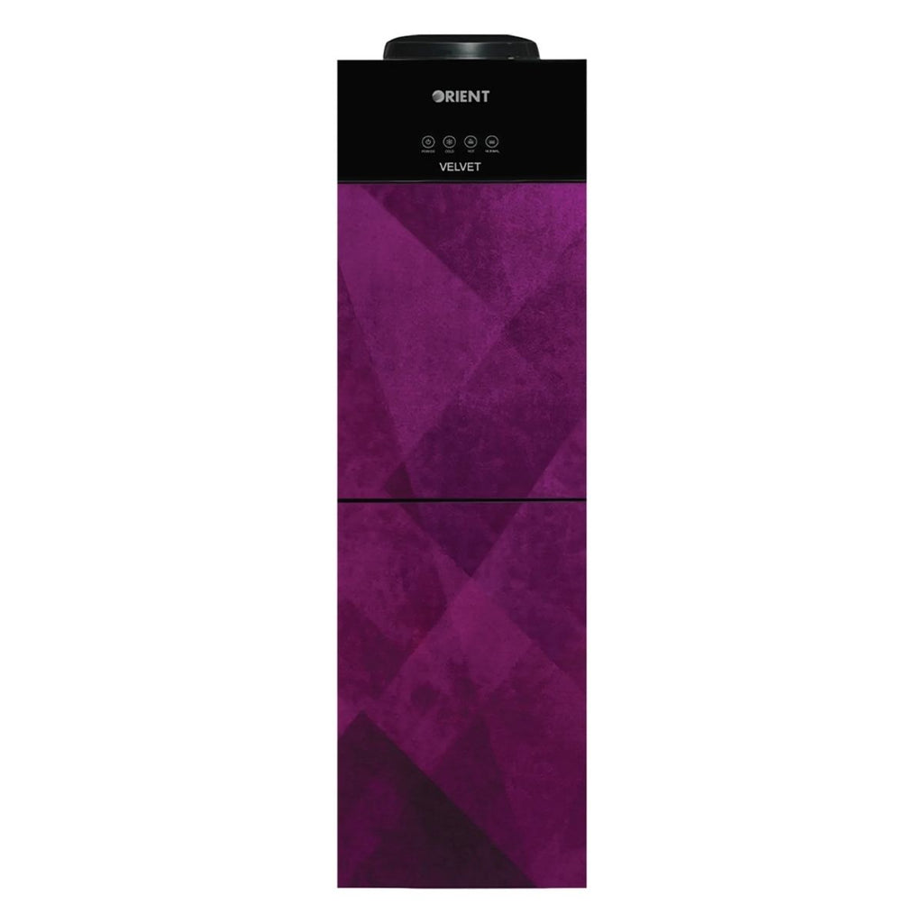 Orient Velvet 3 Taps Purple Glass Door Water Dispenser