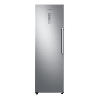 SAMSUNG Upright Freezer RZ32M72407F, Advanced Cooling Technology for Precise Temperature Control, No Frost and Adjustable Glass Shelves in Sleek Silver Design