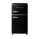 Midas Ref-9000 Retro Series Refrigerator With Stylish Retro Vintage Design, Energy Efficient Cooling, R600a Refrigerant and Low Noise Operation