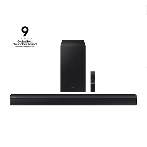 SAMSUNG B-series 2.1ch DTS Virtual:X Soundbar HW-C450,Powerful Sound Output, Dts Virtual:x Technology, And Wireless Subwoofer, This Soundbar Is Ideal For Creating A Cinematic Soundscape