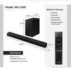 SAMSUNG B-series 2.1ch DTS Virtual:X Soundbar HW-C450,Powerful Sound Output, Dts Virtual:x Technology, And Wireless Subwoofer, This Soundbar Is Ideal For Creating A Cinematic Soundscape