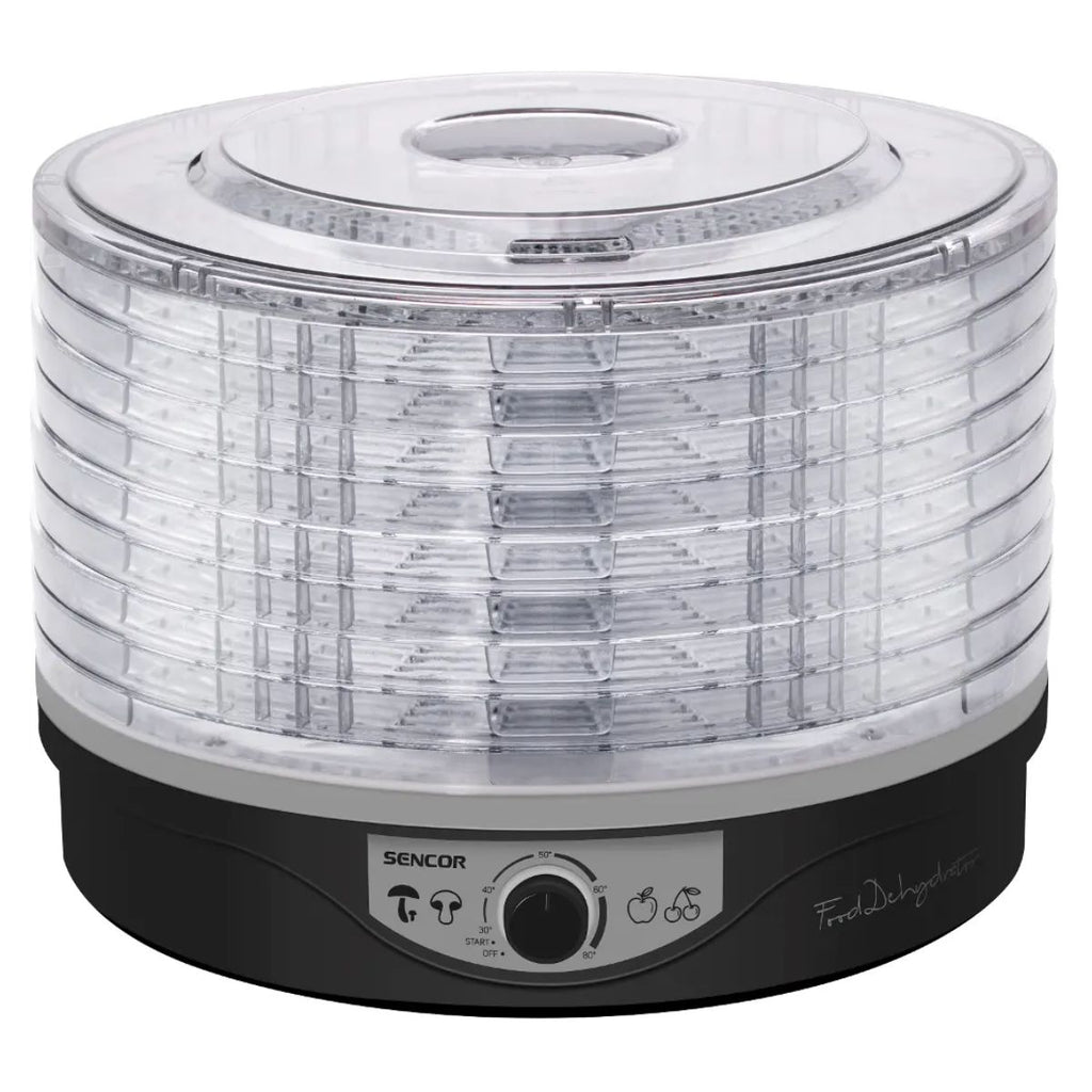 Sencor SFD 3109BK Food Dehydrator with Adjustable Temperature Control, Multiple Drying Trays and Efficient Fruit and Vegetable Preservation