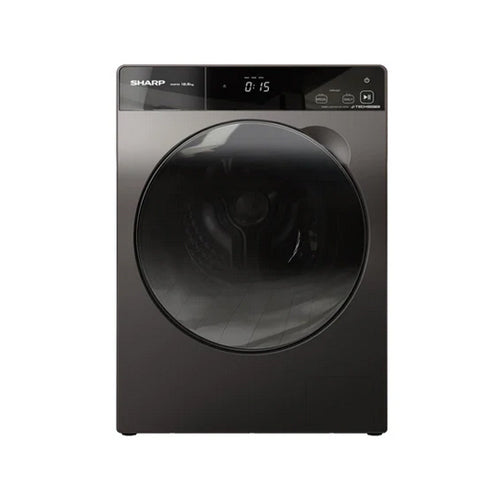 SHARP Automatic Front Load Washer 'ES-FP1252KJZ' with J-Tech Inverter Technology for Powerful, Efficient, and Energy-Efficient Laundry Performance.