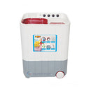 SUPER ASIA SA-244 8 KG Twin Tub Washing Machine: Ideal For Moderate Laundry Demands With Separate Washing And Spinning Tubs, And Multiple Wash Programs.