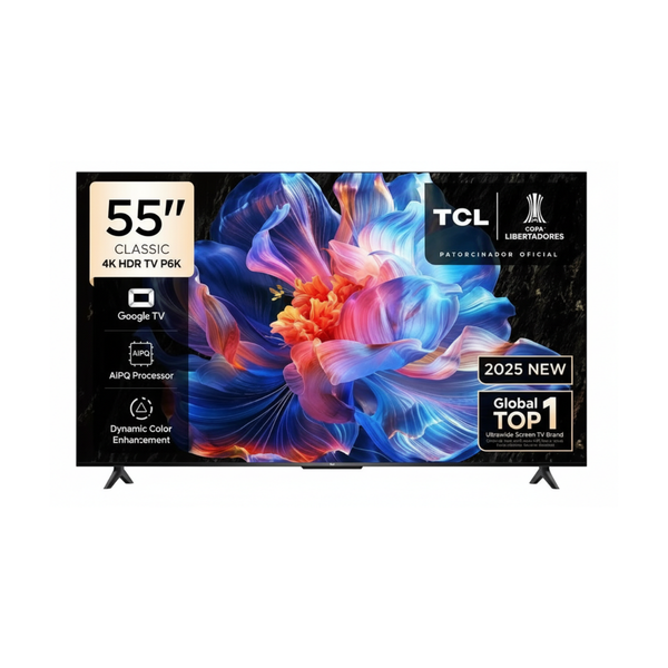 TCL 55 Inch LED 4K Google TV P6K with AiPQ Processor