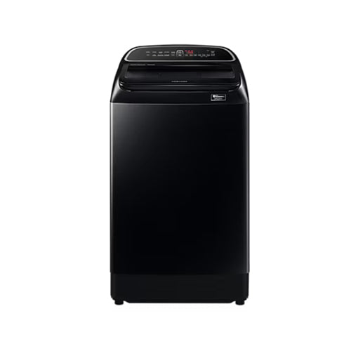 SAMSUNG Top Loading Washer WA15T5260BV 15 kg, Black Design with Diamond Drum, Wobble Technology, DIT Motor, and Smart Check, Black.