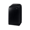 SAMSUNG Top Loading Washer WA15T5260BV 15 kg, Black Design with Diamond Drum, Wobble Technology, DIT Motor, and Smart Check, Black.