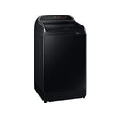 SAMSUNG Top Loading Washer WA15T5260BV 15 kg, Black Design with Diamond Drum, Wobble Technology, DIT Motor, and Smart Check, Black.