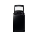 SAMSUNG Top Loading Washer WA15T5260BV 15 kg, Black Design with Diamond Drum, Wobble Technology, DIT Motor, and Smart Check, Black.
