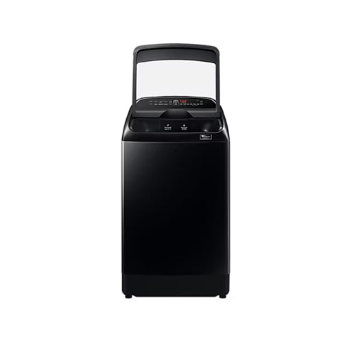 SAMSUNG Top Loading Washer WA15T5260BV 15 kg, Black Design with Diamond Drum, Wobble Technology, DIT Motor, and Smart Check, Black.