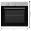 VESTEL BO 5782 X Built In Electric Oven 73 Litres