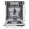 Vestel DWII0F77R0DSP Dishwasher 13 Place Setting Capacity 