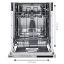 Vestel DWII0F77R0DSP Dishwasher 13 Place Setting Capacity 