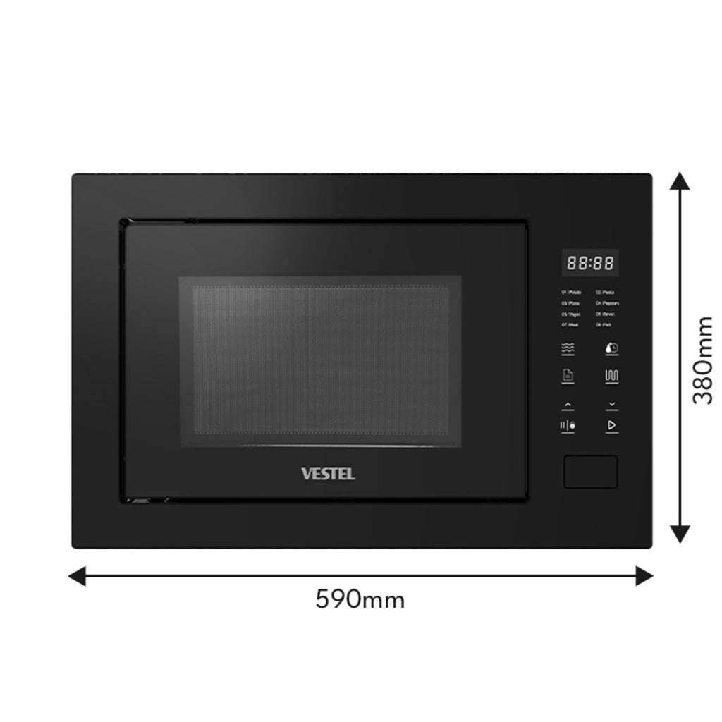 Vestel Frameless Built In Microwave Oven 30 Litres