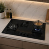 Vestel 3 Burner Tempered Glass Hob 90cm