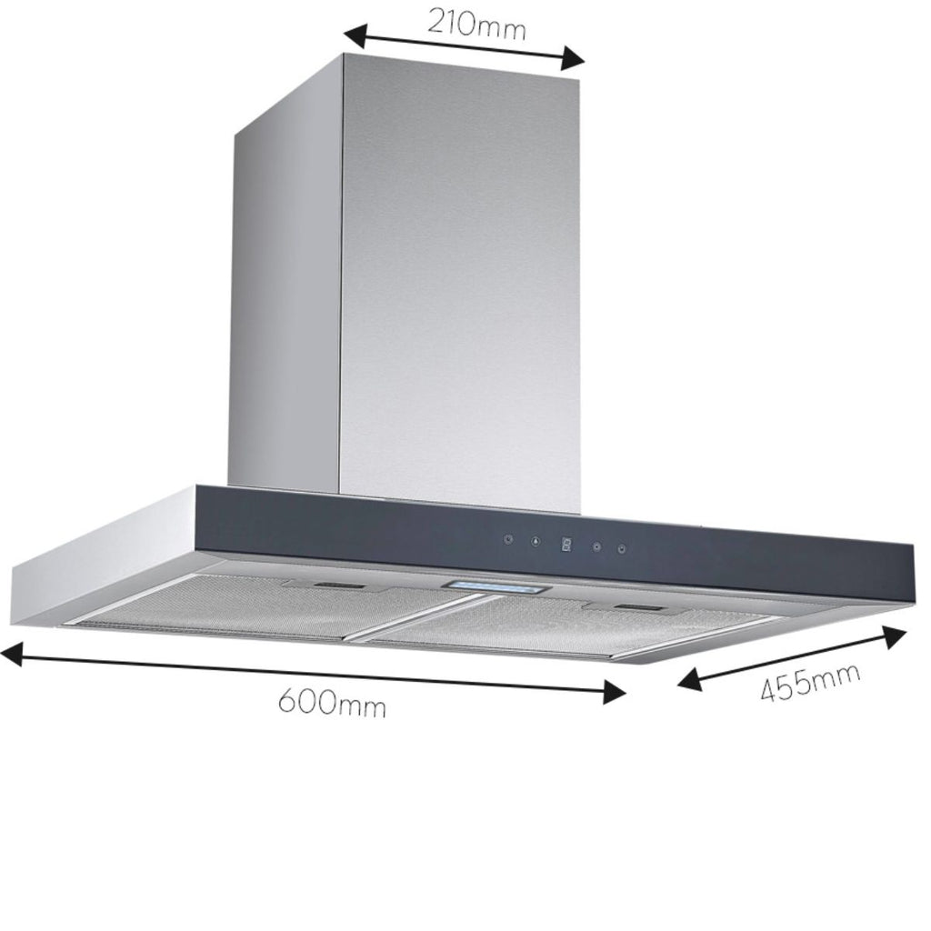 Vestel BHD 6307TX Silver Wall Mounted Kitchen Hood 