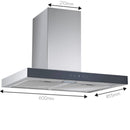 Vestel BHD 6307TX Silver Wall Mounted Kitchen Hood 