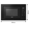 Vestel Frameless Built In Microwave Oven 30 Litres Stylish Integrated Kitchen Microwave for Modern Homes