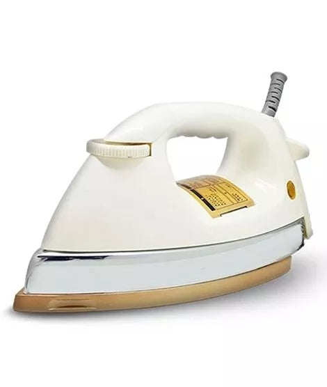 CAMBRIDGE Dry Iron DI-329: Traditional Design, Heavy Weight, Thermostat Control, Durable Construction