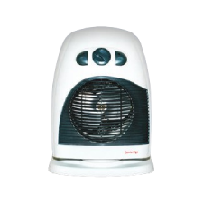 CAMBRIDGE Fan Heater FH 005 White: 2 Heat Settings, Adjustable Thermostat, Safety Features, Anti-Frost, Oscillation, and High Power Air Flow