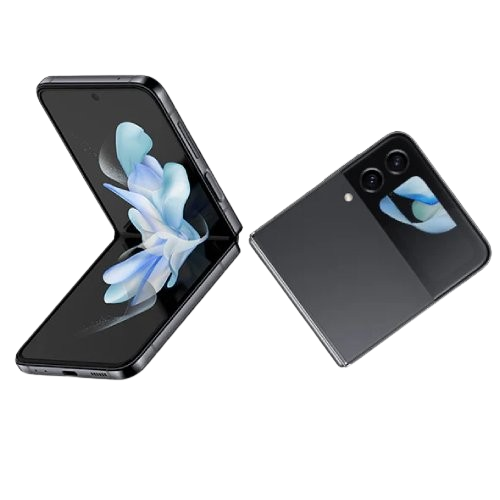SAMSUNG GALAXY Z Flip4: Water-Resistant Foldable with Foldable AMOLED Display, Snapdragon Processor, Dual Cameras, and Fast Charging
