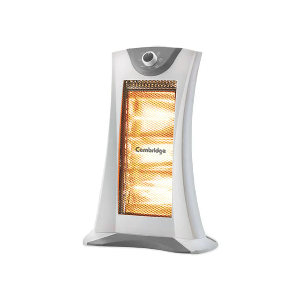 CAMBRIDGE Halogen Heater HH405: Instant Heat, Adjustable Settings, Safety Grills, Portable and Efficient Design Halogen Heater HH405: Instant Heat, Adjustable Settings, Safety Grills, Portable and Efficient Design