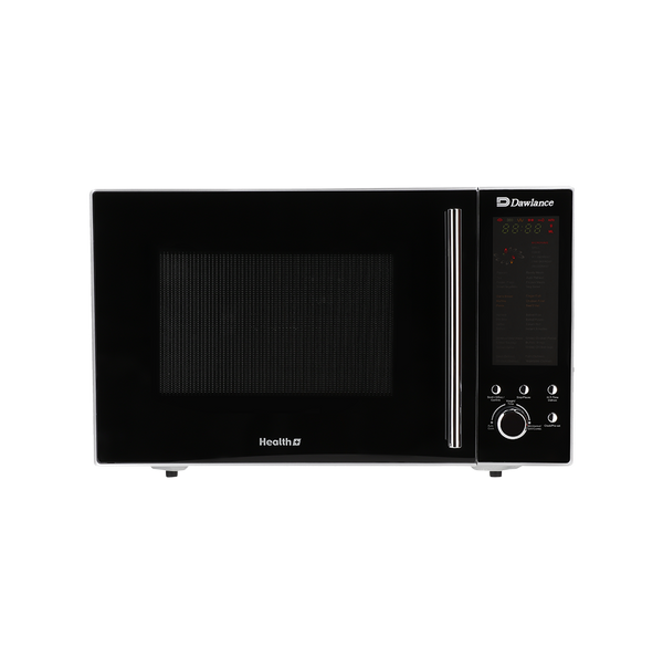 DAWLANCE DW 131 HP:Black Stainless Steel Microwave Oven with Grill, 25L Capacity, 1200W Microwave, and 1000W Grill with Digital LED Control