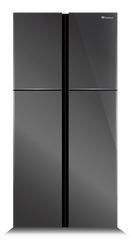 DAWLANCE DW-900-DFD-GD-Inverter Side-by-side Refrigrator: Advanced Inverter, Energy Efficient, Smart Temp Control, Eco-Friendly, Auto Restart.