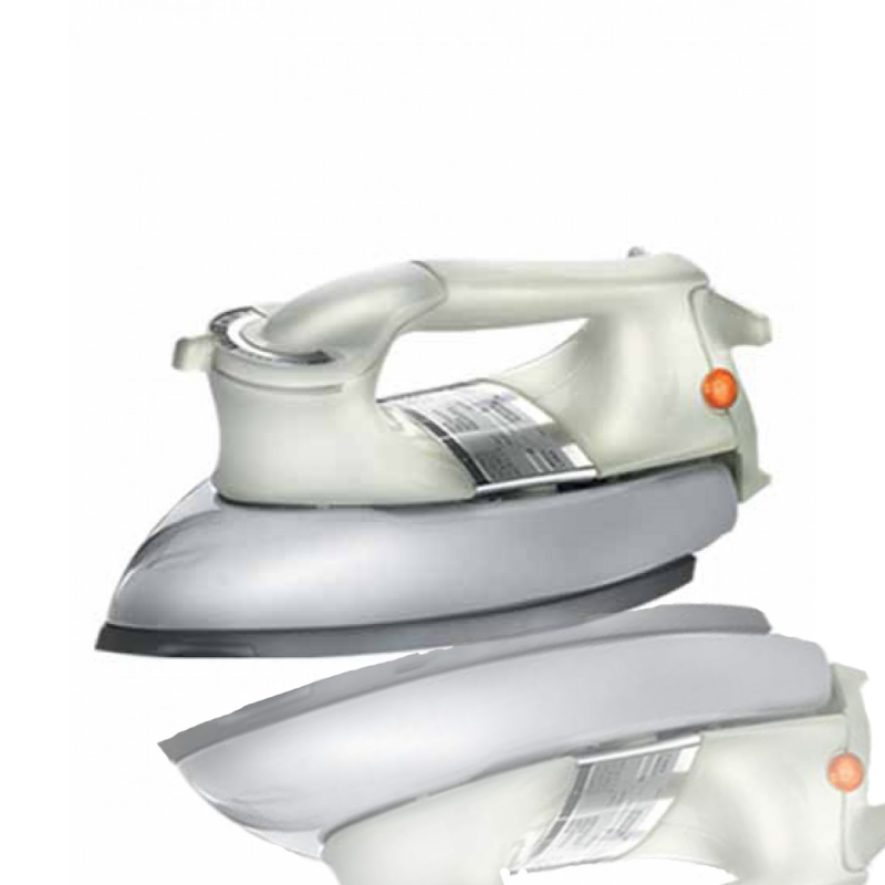 CAMBRIDGE Dry Iron DI-328: Heavy Weight Design, Thermostat Control, Elegant Golden/Grey Finish