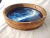 RESIN REVELATION ROUND WOODEN TRAY