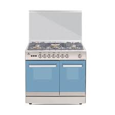 NASGAS NG-534: Premium Double Door Gas Range with Five Prime Brass Burners and Rust-Free Stainless Steel Construction.